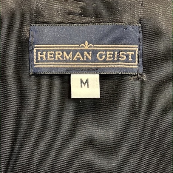 HERMAN Geist plaid vest size M - Picture 2 of 8